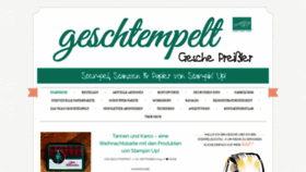 What Geschtempelt.de website looked like in 2019 (4 years ago)
