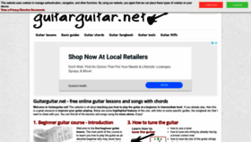 What Guitarguitar.net website looked like in 2019 (4 years ago)
