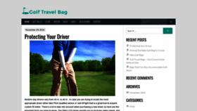 What Golftravelbagstore.com website looked like in 2019 (4 years ago)