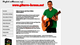 What Gitarre-lernen.net website looked like in 2019 (4 years ago)