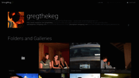 What Gregthekeg.com website looked like in 2019 (4 years ago)
