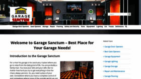 What Garagesanctum.com website looked like in 2019 (4 years ago)