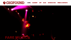 What Gigfound.com website looked like in 2019 (4 years ago)