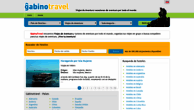 What Gabinotravel.com website looked like in 2019 (4 years ago)
