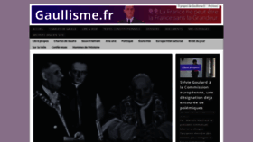 What Gaullisme.fr website looked like in 2019 (4 years ago)