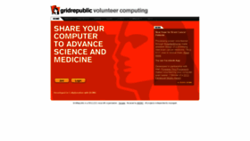 What Gridrepublic.org website looked like in 2019 (4 years ago)