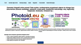 What Generator.photoid.eu website looked like in 2019 (4 years ago)