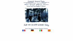 What Gatwick-taxi.com website looked like in 2019 (4 years ago)