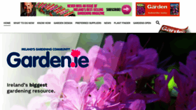 What Garden.ie website looked like in 2019 (4 years ago)