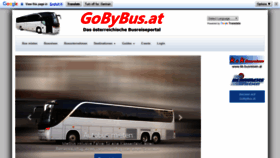 What Gobybus.at website looked like in 2019 (4 years ago)