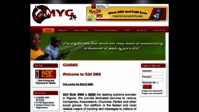 What G24sms.com website looked like in 2019 (4 years ago)