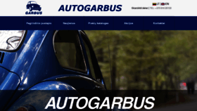 What Garbus.lt website looked like in 2019 (4 years ago)