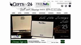 What Giftsin24.com website looked like in 2019 (4 years ago)