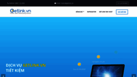 What Getlink.vn website looked like in 2019 (4 years ago)