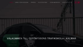 What Gustafssonstrafikskola.se website looked like in 2019 (4 years ago)