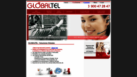 What Globaltel.es website looked like in 2019 (4 years ago)