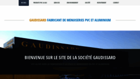 What Gaudissard.fr website looked like in 2019 (4 years ago)