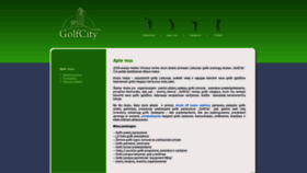 What Golfcity.lt website looked like in 2019 (4 years ago)