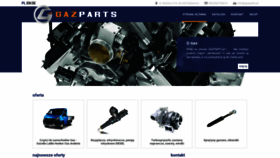What Gazparts.pl website looked like in 2019 (4 years ago)