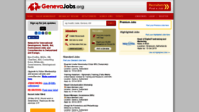 What Genevajobs.org website looked like in 2019 (4 years ago)