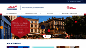 What Grl.fr website looked like in 2019 (4 years ago)