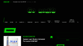 What Goaudio.cc website looked like in 2019 (4 years ago)