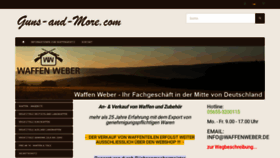 What Guns-and-more.com website looked like in 2019 (4 years ago)