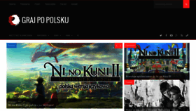What Grajpopolsku.pl website looked like in 2019 (4 years ago)