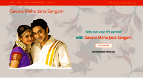 What Gavaramahajanamatrimony.com website looked like in 2019 (4 years ago)