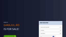 What Garajul.ro website looked like in 2019 (4 years ago)