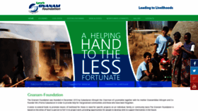 What Gnanam-foundation.org website looked like in 2019 (4 years ago)