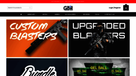 What Gelballarmoury.com website looked like in 2019 (4 years ago)