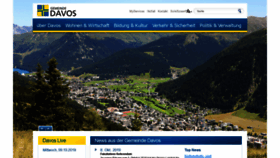 What Gemeinde-davos.ch website looked like in 2019 (4 years ago)
