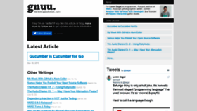 What Gnuu.org website looked like in 2019 (4 years ago)