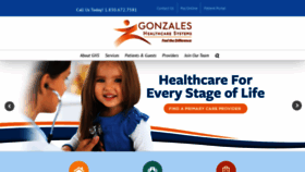 What Gonzaleshealthcare.com website looked like in 2019 (4 years ago)