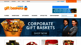 What Giftbasketswindsor.com website looked like in 2019 (4 years ago)
