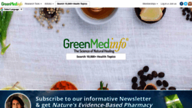 What Greenmedinfo.health website looked like in 2019 (4 years ago)