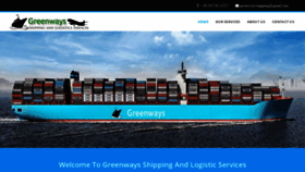 What Greenwaysshipping.com website looked like in 2019 (4 years ago)