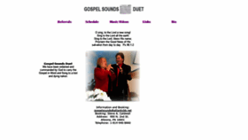 What Gospelsoundsduet.com website looked like in 2019 (4 years ago)