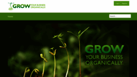 What Growyourbusinessorganically.com website looked like in 2019 (4 years ago)