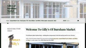 What Gillysofburnhammarket.co.uk website looked like in 2019 (4 years ago)