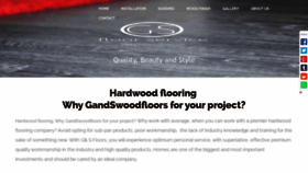 What Gandswoodfloors.com website looked like in 2019 (4 years ago)