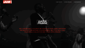 What Gatespraisemusic.com website looked like in 2019 (4 years ago)