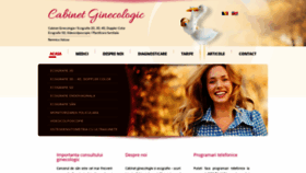 What Ginecologie-ecografie.ro website looked like in 2019 (4 years ago)