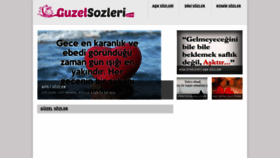 What Guzelsozleri.com website looked like in 2019 (6 years ago)