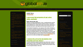 What Globalirish.ie website looked like in 2019 (4 years ago)