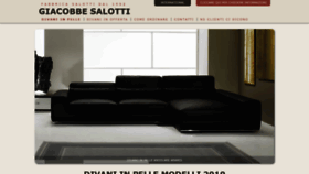 What Giacobbesalotti.it website looked like in 2019 (4 years ago)