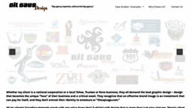 What Gilgausdesign.com website looked like in 2019 (4 years ago)
