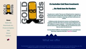 What Goldnerds.com website looked like in 2019 (4 years ago)