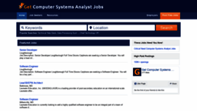 What Getcomputersystemsanalystjobs.com website looked like in 2019 (4 years ago)